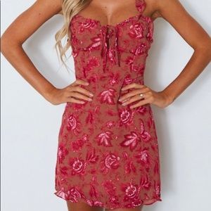 WHITE FOX BOUTIQUE- SWEET FLING MINI DRESS